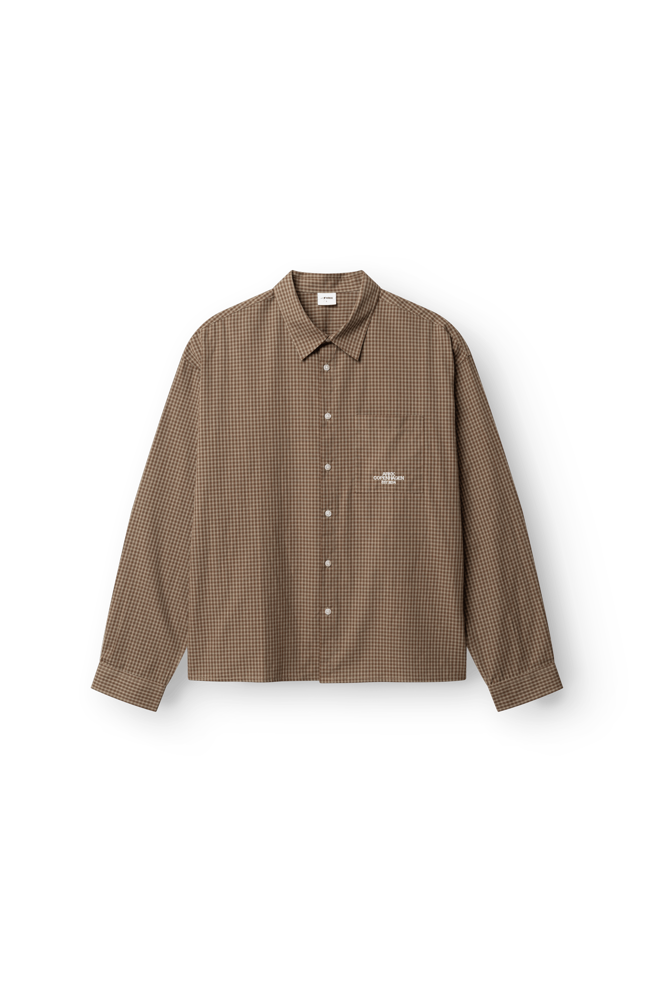 ARKK Apparel ARKK Checkered Shirt | Cocoa Shirt